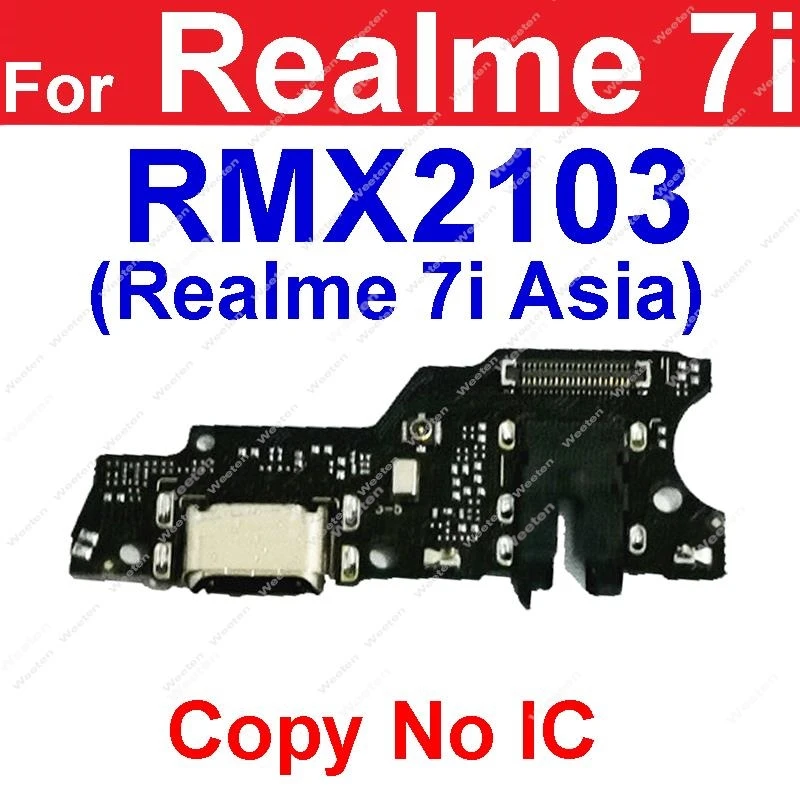 USB Charger Board Dock For Realme 7 7i 7 Pro Global 5G USB Charging Jack Port Connector Board Replacement Repair Parts