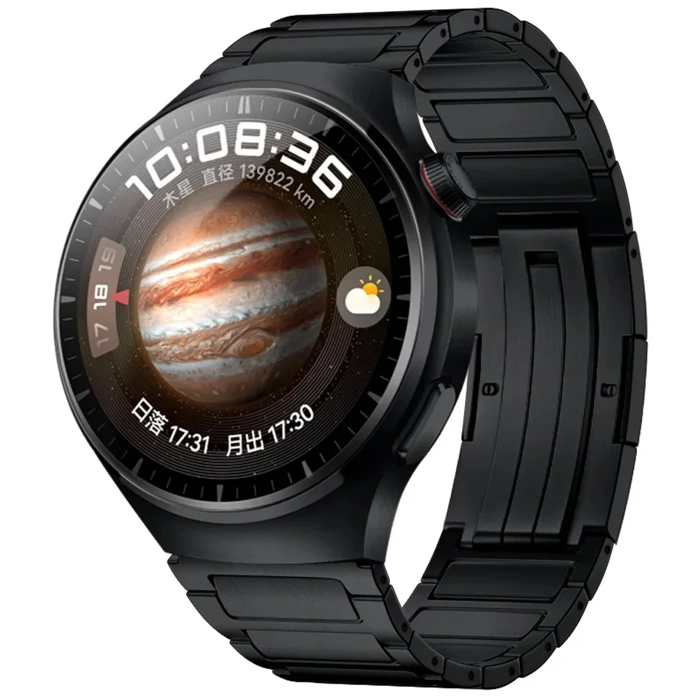 Titanium 22mm Uhrenarmband für Huawei Watch GT 7 Pro 6 5 4 3 Herren Business-Armband Luxus-Metallarmband für Xiaomi Watch 5 S5 S4 S3