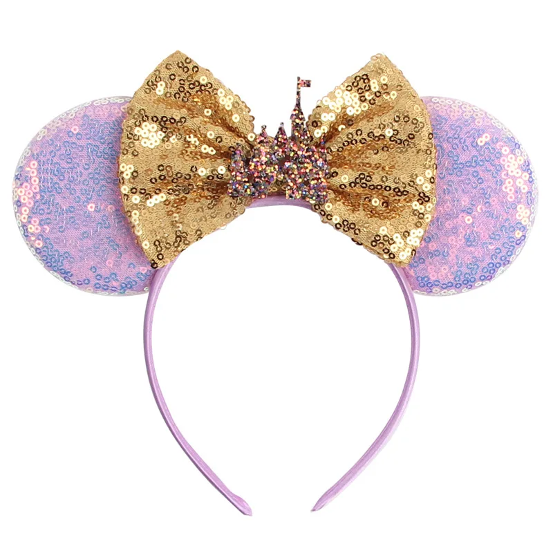 Mickey-Maus-Stirnbänder, Schloss-Show-Stirnbänder, Niedliche Haaraccessoires für Vergnügungsparks – Detail 3