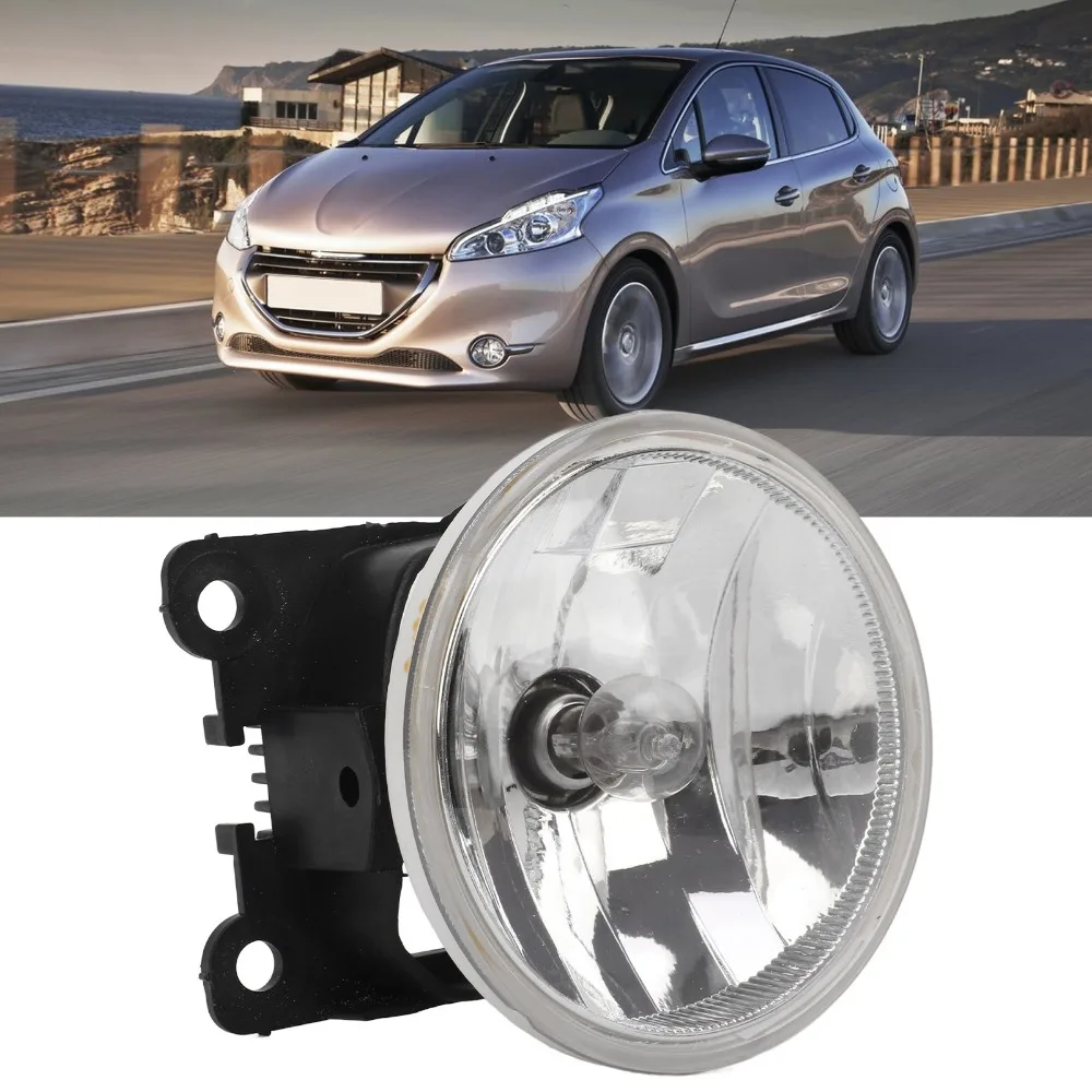 Car Front Fog Light 9675450980 PC Front Left Or Right Bumper Fog Lamp Replacement for Peugeot 208 2008 12V