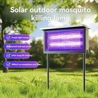 JOYINLED 8/12/15W LED Solar Mosquito Killing Lamp UV Electric Shock Mosquito Killer Outdoor Waterproof Scenic Garden Courtyard