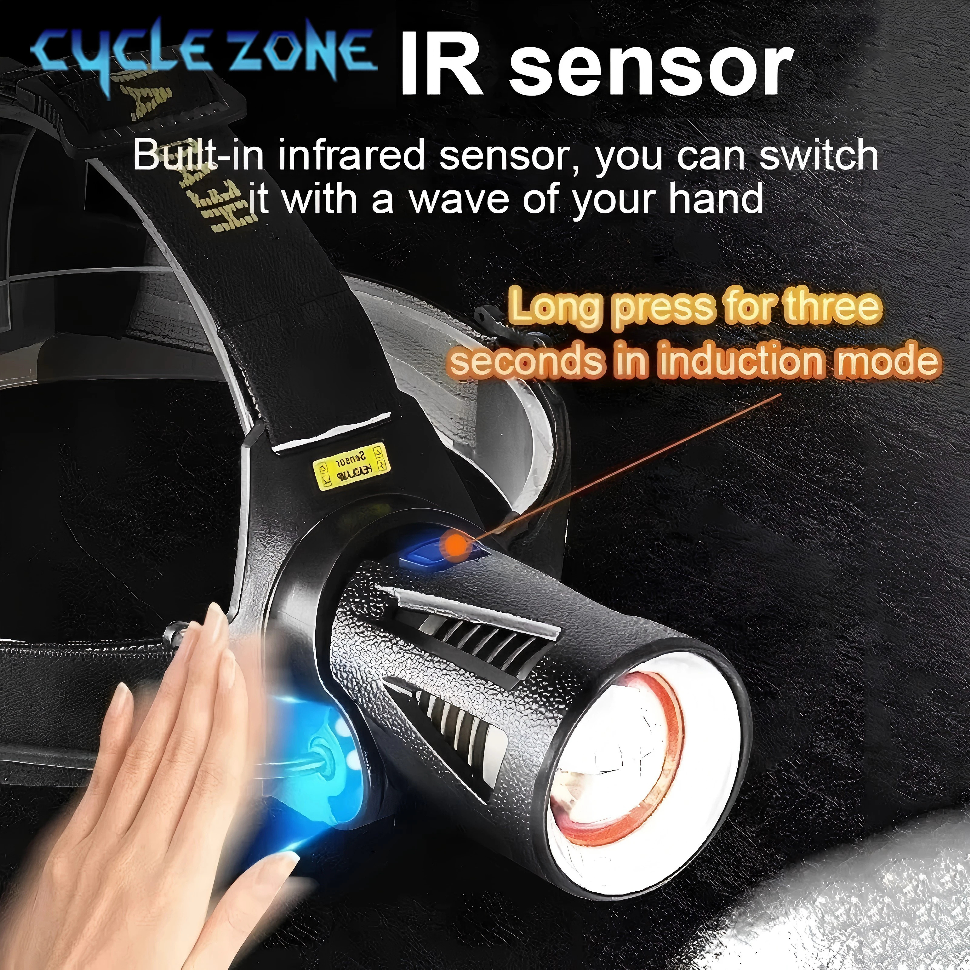 強力な XHP360 ヘッドランプズーム可能なセンサーヘッド - Outdoor Adventure Zone のレビューと価格