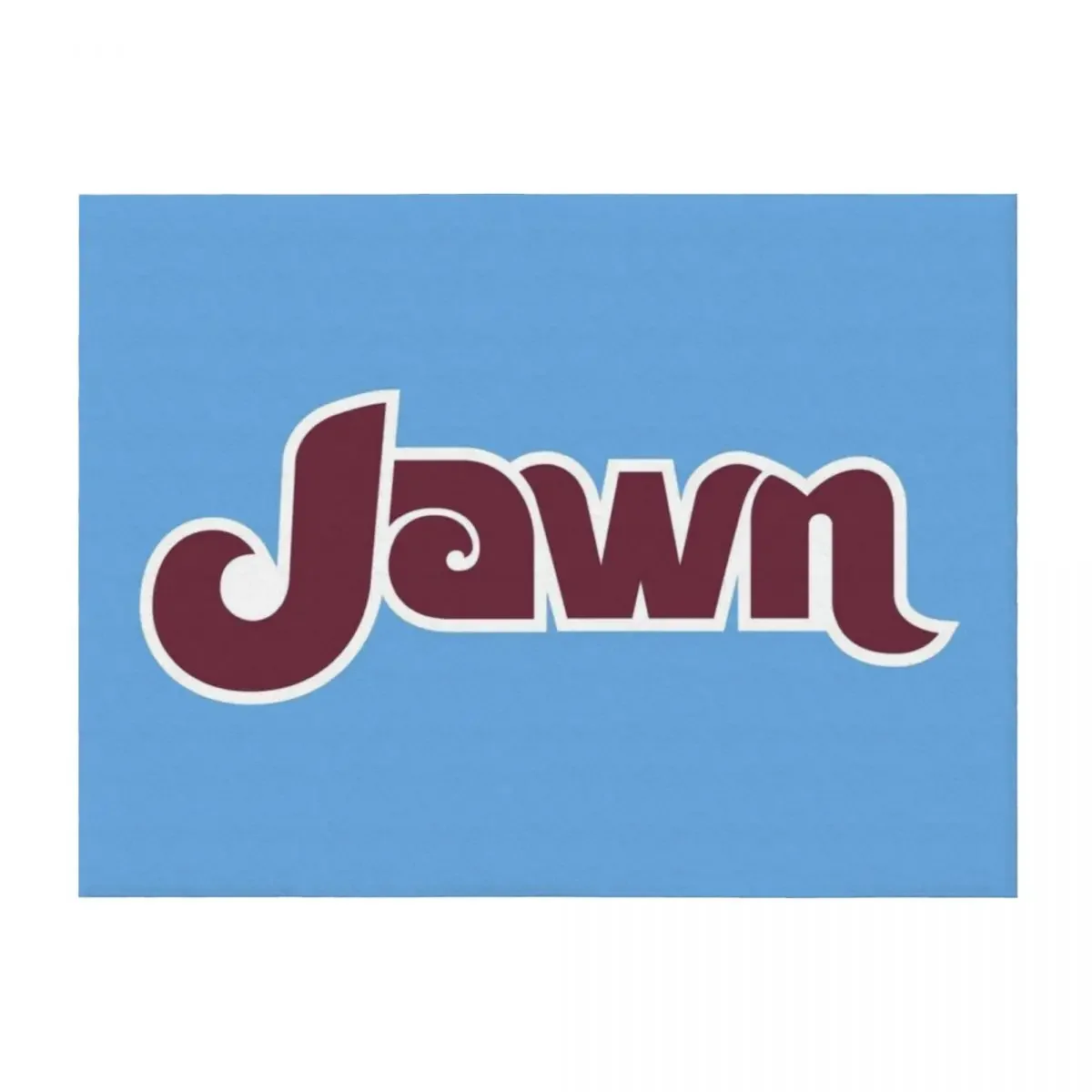 

Jawn x Retro Philly Throw Blanket Softest Thermals For Travel Plush Luxury Thicken Blankets