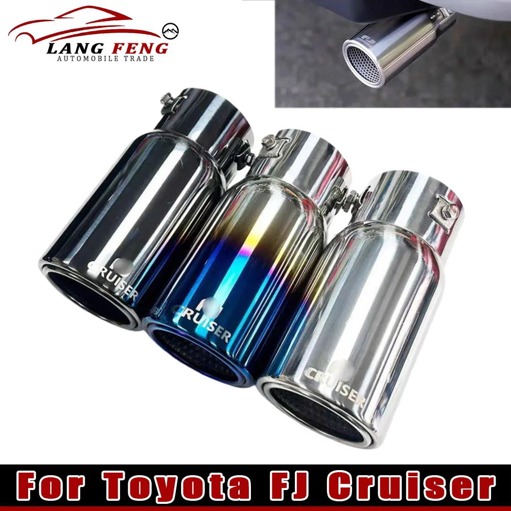 

1Pc Custom Tailpipe Trim For Toyota FJ Cruiser 2007-2022 Models Personalized Decorative Tailpipe End for Exhaust Outlet