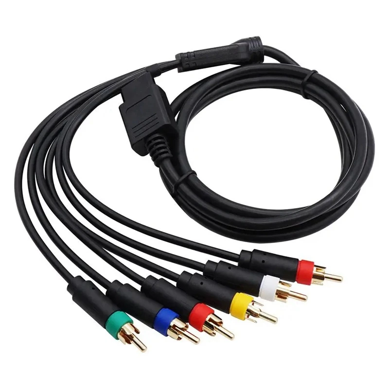 RGB/RGBS Cable For N64 SFC SNES NGC Video Consoles Composite Cable Strong Stability Without BNC Adapter For N64 Accessories