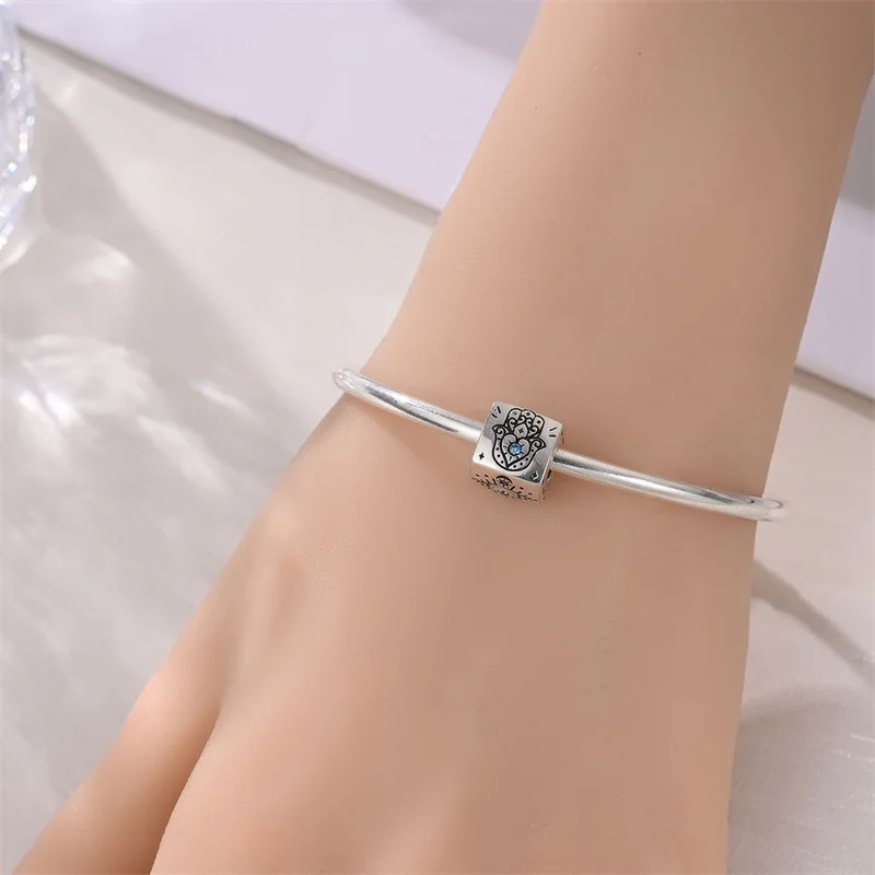 New 925 Sterling Silver Lucky Dice Charms Beads For Women Fit Original Bracelet DIY Birthday Jewelry Gifts
