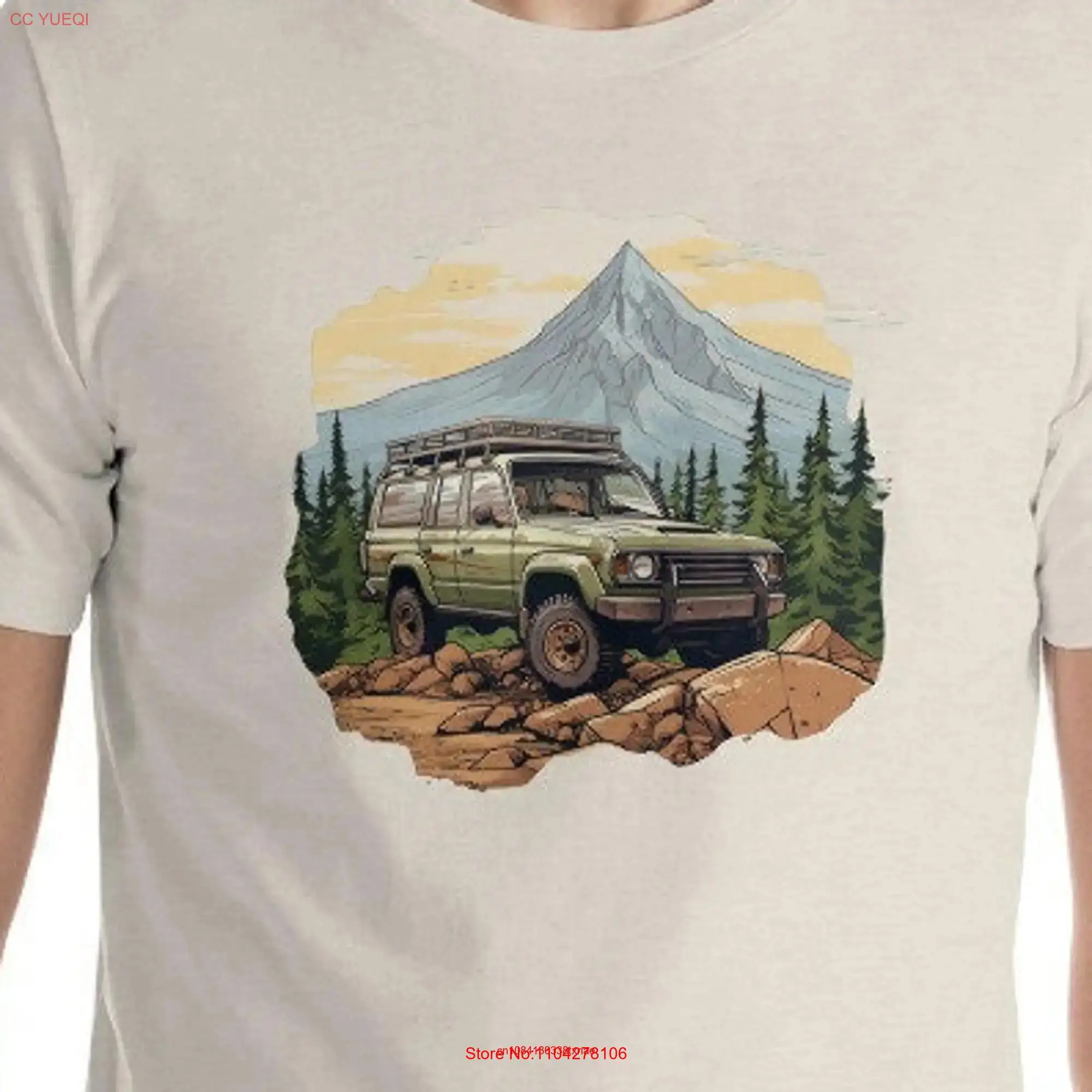 Classic J70 Land Cruiser T Shirt Off Road Adventure long or short sleeves