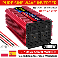 Universal Socket Pure Sine Wave Inverter 1000W/2200W/3000W/3500W DC 12V To AC 220V 50HZ Power Inverter Charger Converter Adapter