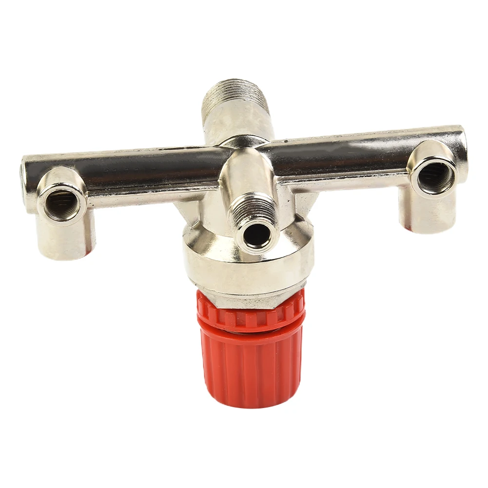 Switch Pressure Regulator Valve Top notch Double Outlet Tube Air Compressor Switch Pressure Regulator Valve Fitting Part