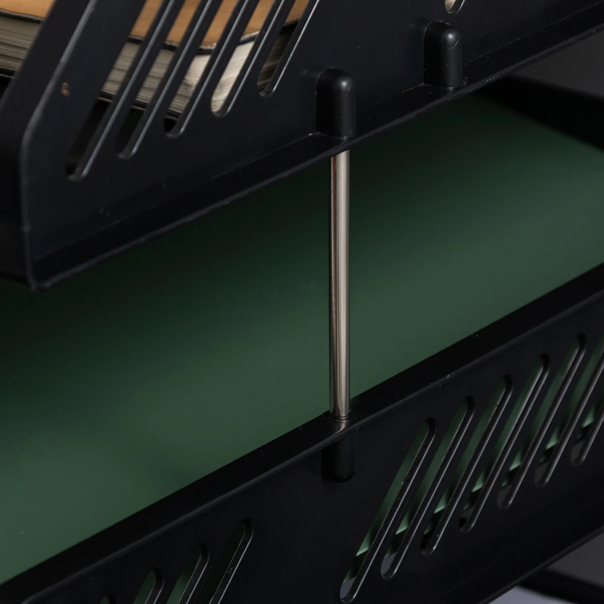 Three-Layer File Holder Horizontal File Rack Desktop File Tray Classification Organizer Information Rack Stationery Storage Tray