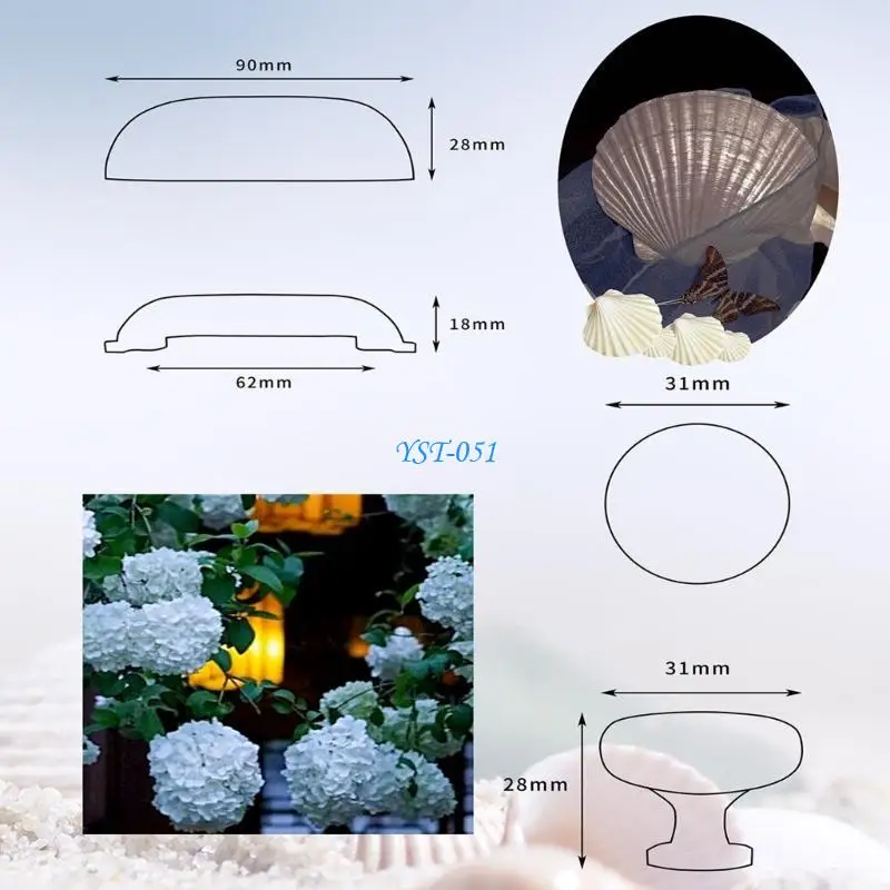 Picture 6: E15A Solid Brass Door Knobs Round Cabinet Knobs Cupboard Door Handles Small Pull Knob