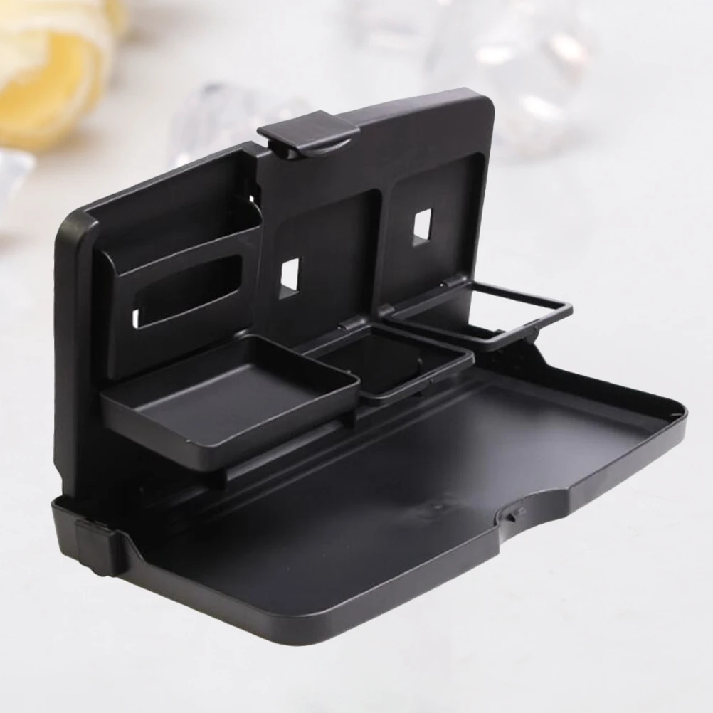 

Car Dining Table Seat Organizer Chair Back Drink Holder Cup Auto Folding Beverage