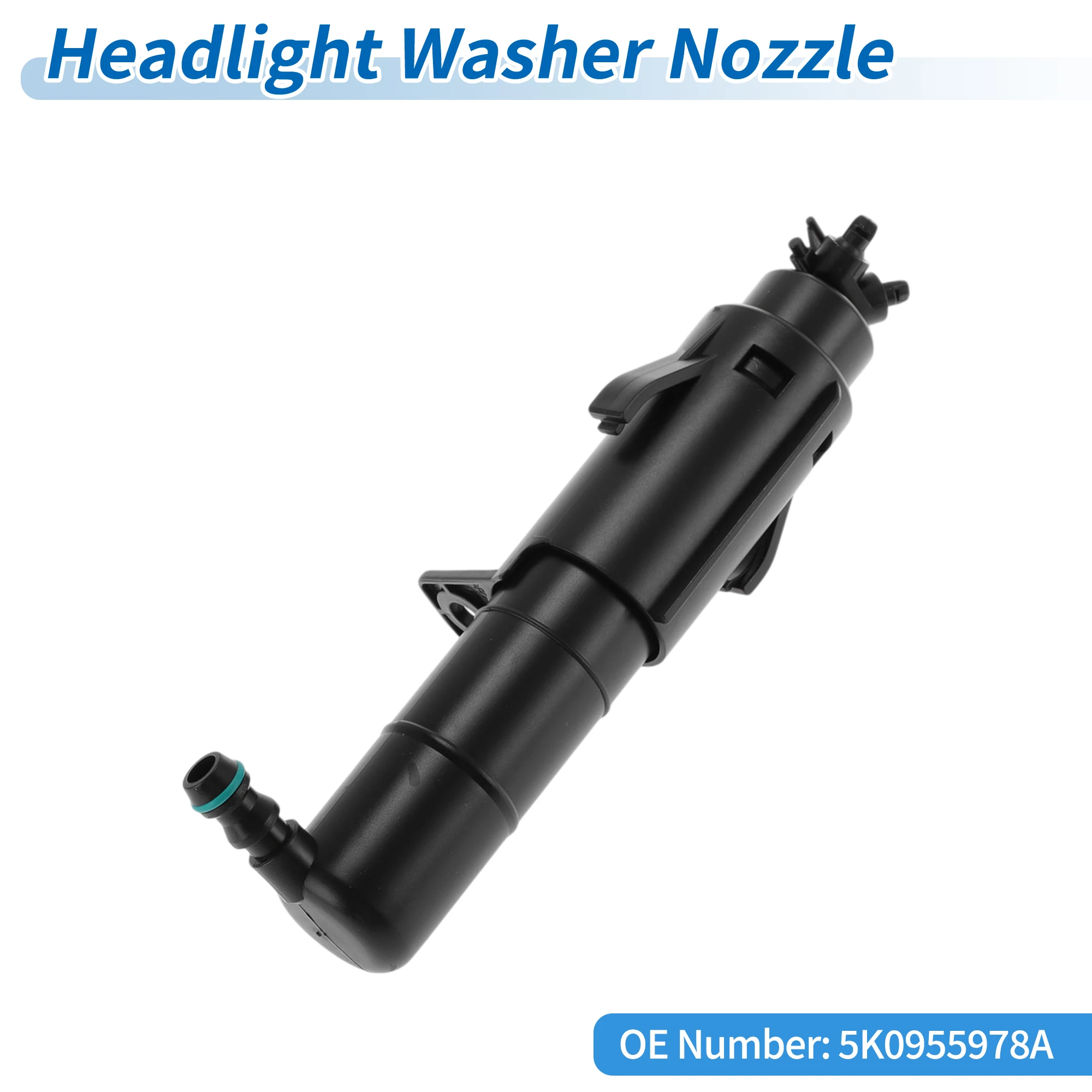 UXCELL No.5K0955978A Left Right Side Headlight Washer Nozzle for Volkswagen GOLF MK6