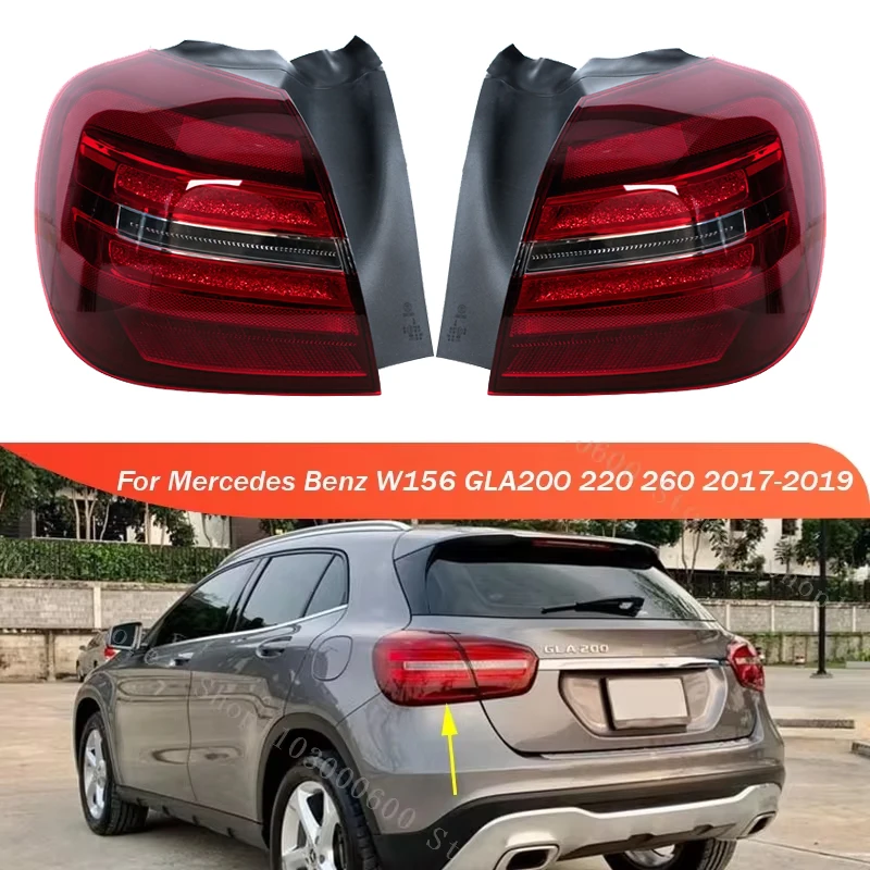 

Rear Outer Tail Light For Mercedes Benz W156 GLA200 GLA220 GLA260 2017-2019 Tail Lamp Brake Stop Warning Turn Signal Lamp