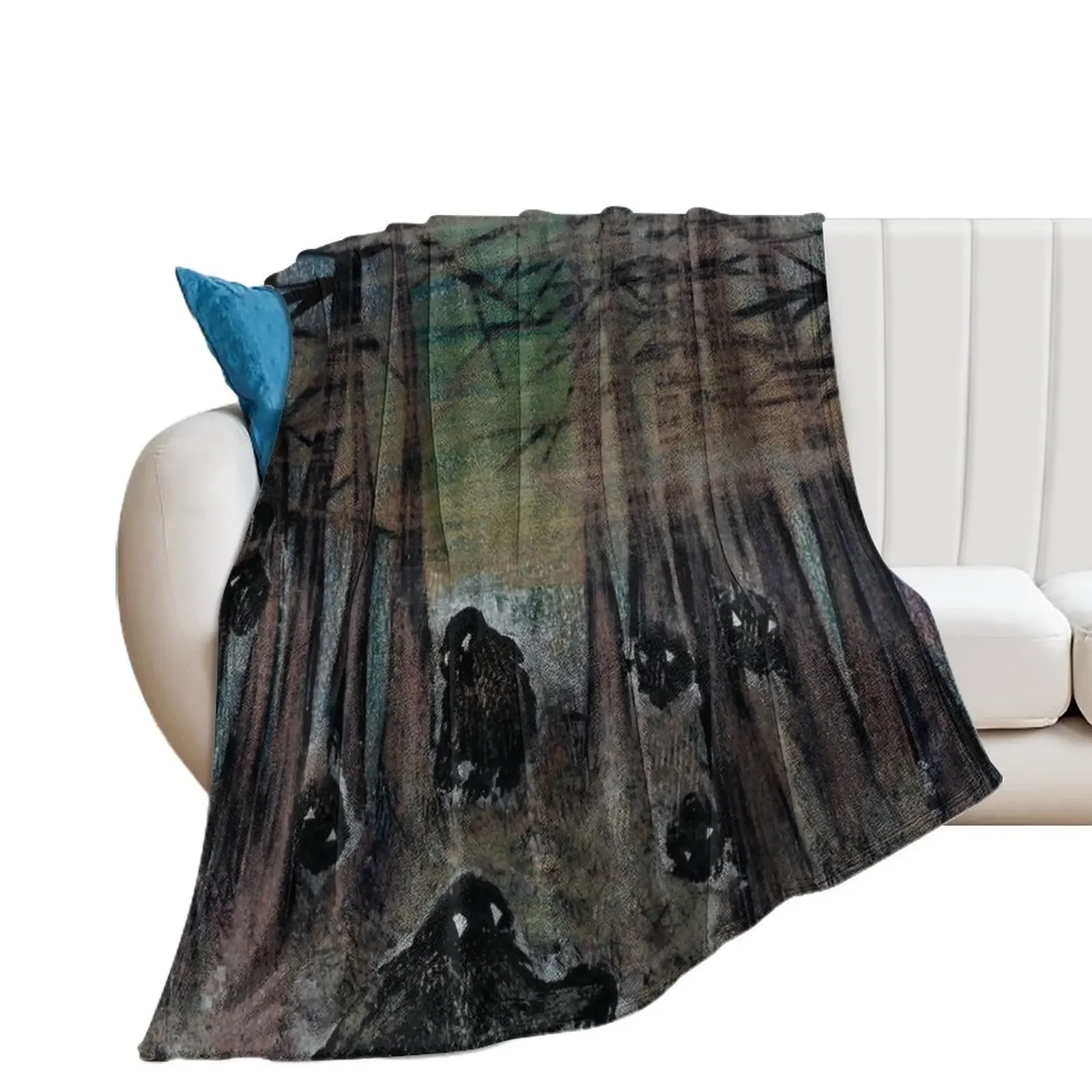 

Creeches in the Woods Throw Blanket Blankets Sofas Of Decoration For Sofa Thin Blankets