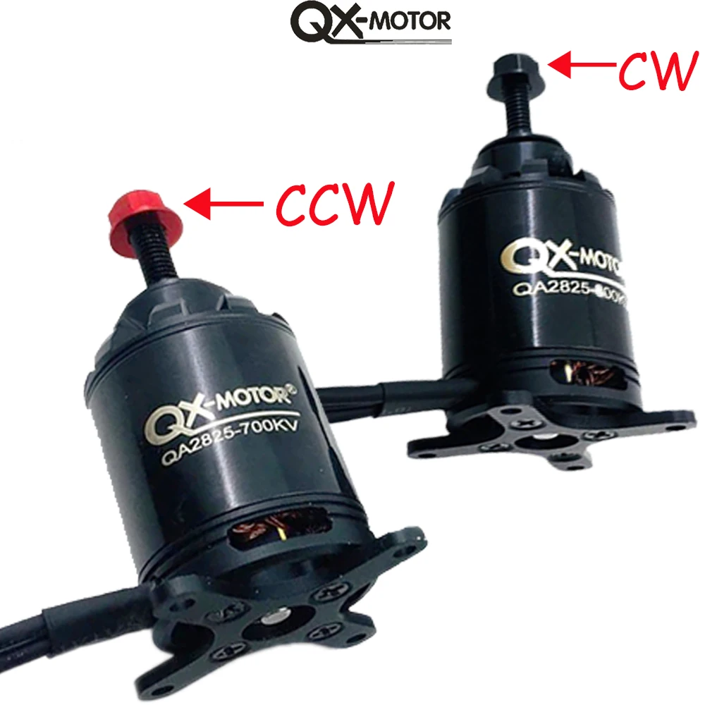 QX-MOTOR QA2825 2-6S Lipo 700kv 800kv 850kv cw ccw Motore Brushless Per Aereo Multicotteri Rc Aereo Elicottero