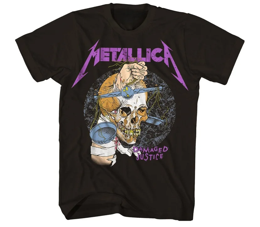 

Band American Street Hip-hop Punk Style Retro Digital High-quality Print Cotton Short-sleeve T-shirt