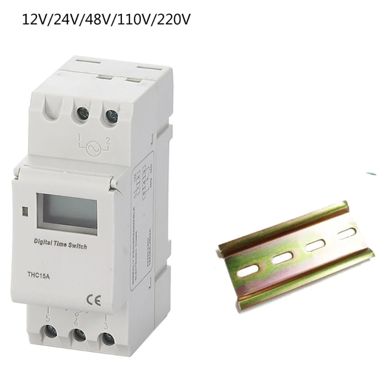 THC15A Programmble Electronic Digital Timer DC48/12V/24V/110V/220V Dropship