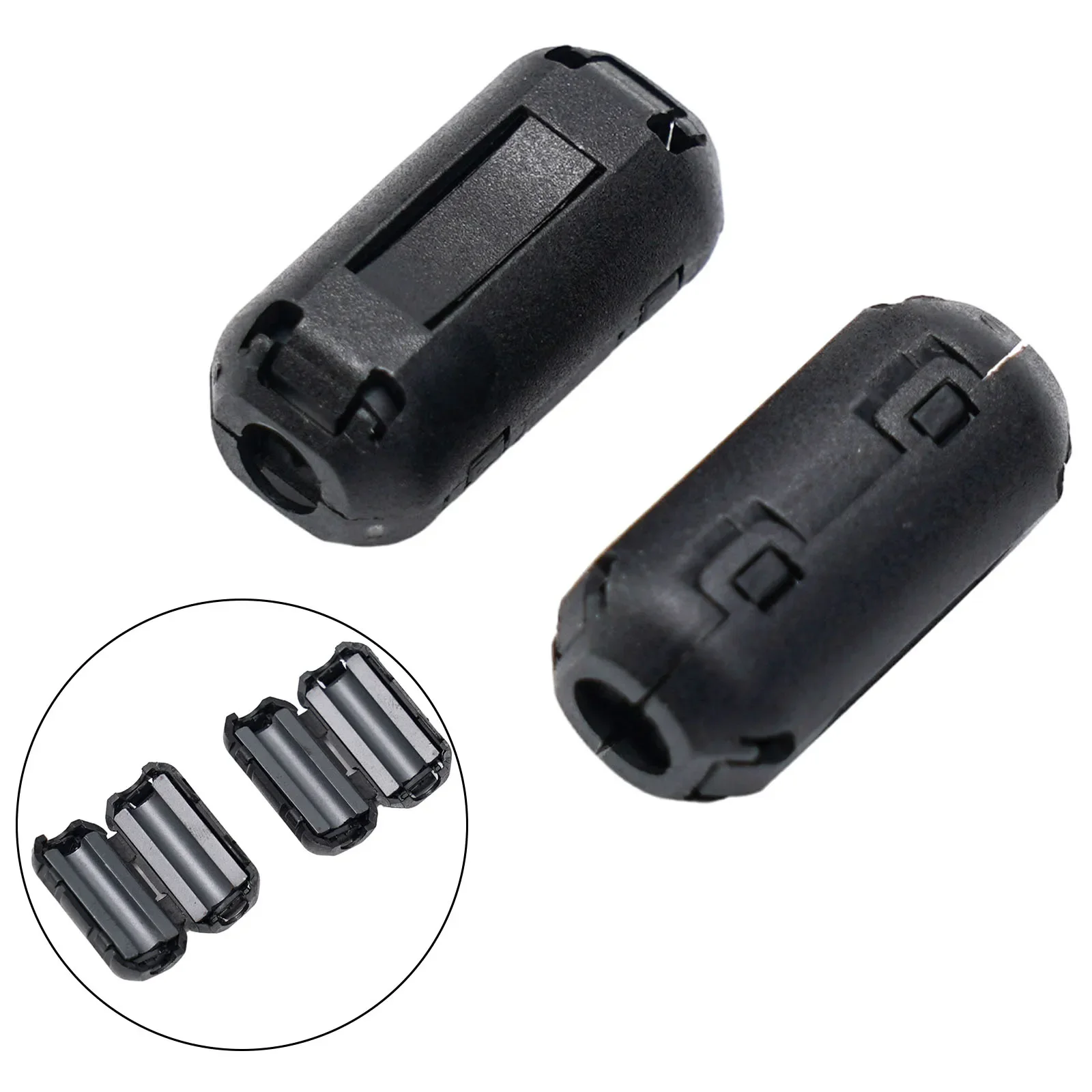 5mm Ferrite Core Noise Suppressor Filter Rings Effective RFI Cable Clips For USB Powerline Coaxial And Audio Connections
