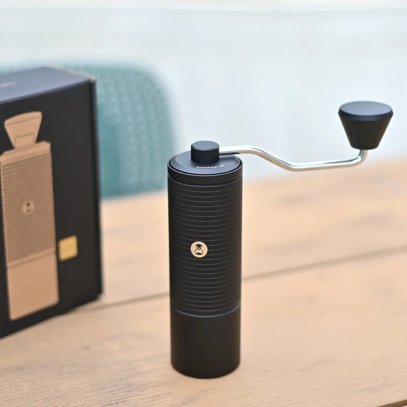 Manual Coffee Grinder Espresso Manual Grinder Adjustable Steel Core Burr Free Cleaning Brush Outdoor Portable