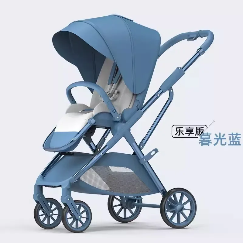 

Baby Stroller Foldable Trolley Portable Baby Cart Kids Travel Carriage Cart Lightweight Stroller Children Four-Wheel Cart