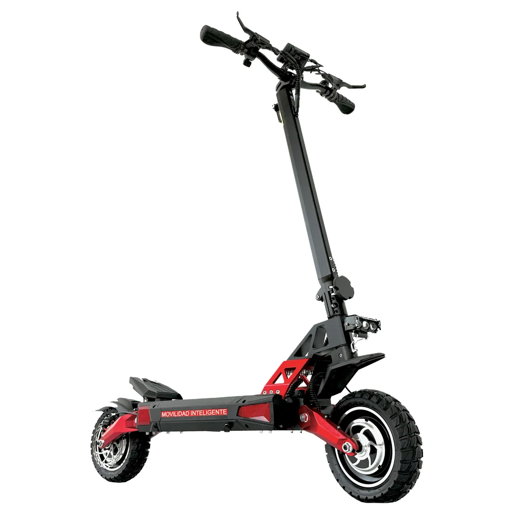 

10.5 Inch EM8 Full Hydraulic Brake Vacuum Tire 2 * 1600 Dual Motor 65/h Off-road Electric Scooter with Application