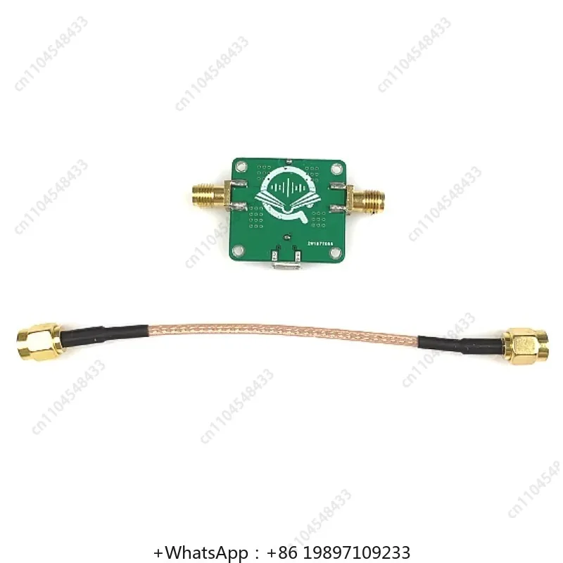 

Низкошумящий усилитель 50–6 ГГц, LNA, радиочастотный усилитель мощности, усиление 20 дБ, питание от USB OpenSourceSDR Lab