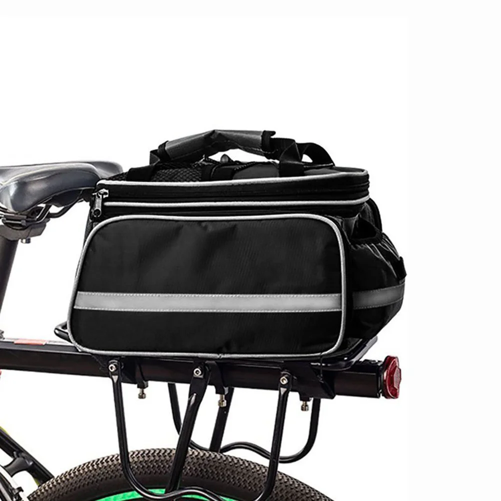 

Bike Excursion Bag Rear Seat Cace Frame Saddlebag Trunk Bags Mountain Storage Pouch