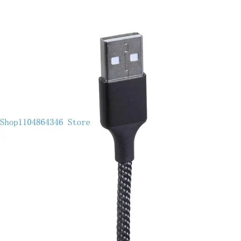 652F 3Port USB Extension Cable USB Splitter For Charging &Data Syncing On Computer