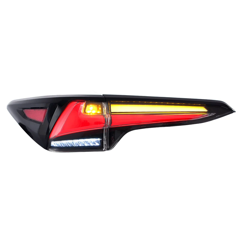 Sequential LED Tail Light Assembly Suitable For Toyota Fortuner 2017-2021, Dynamic Streamer Turn Signal Offers Higher Visibility