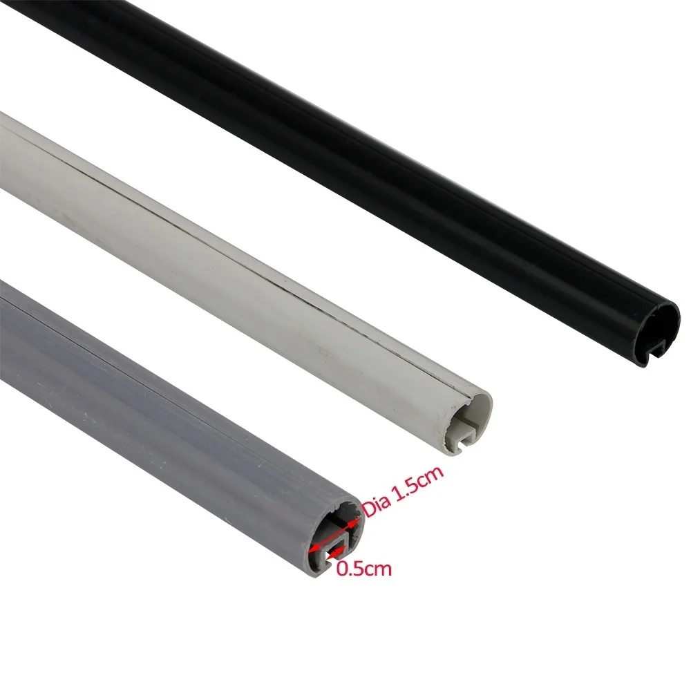 100Cm Muur Opknoping Scroll Clip Strip Scrolling Poster Display Systeem Vlag Plastic Haak Pole