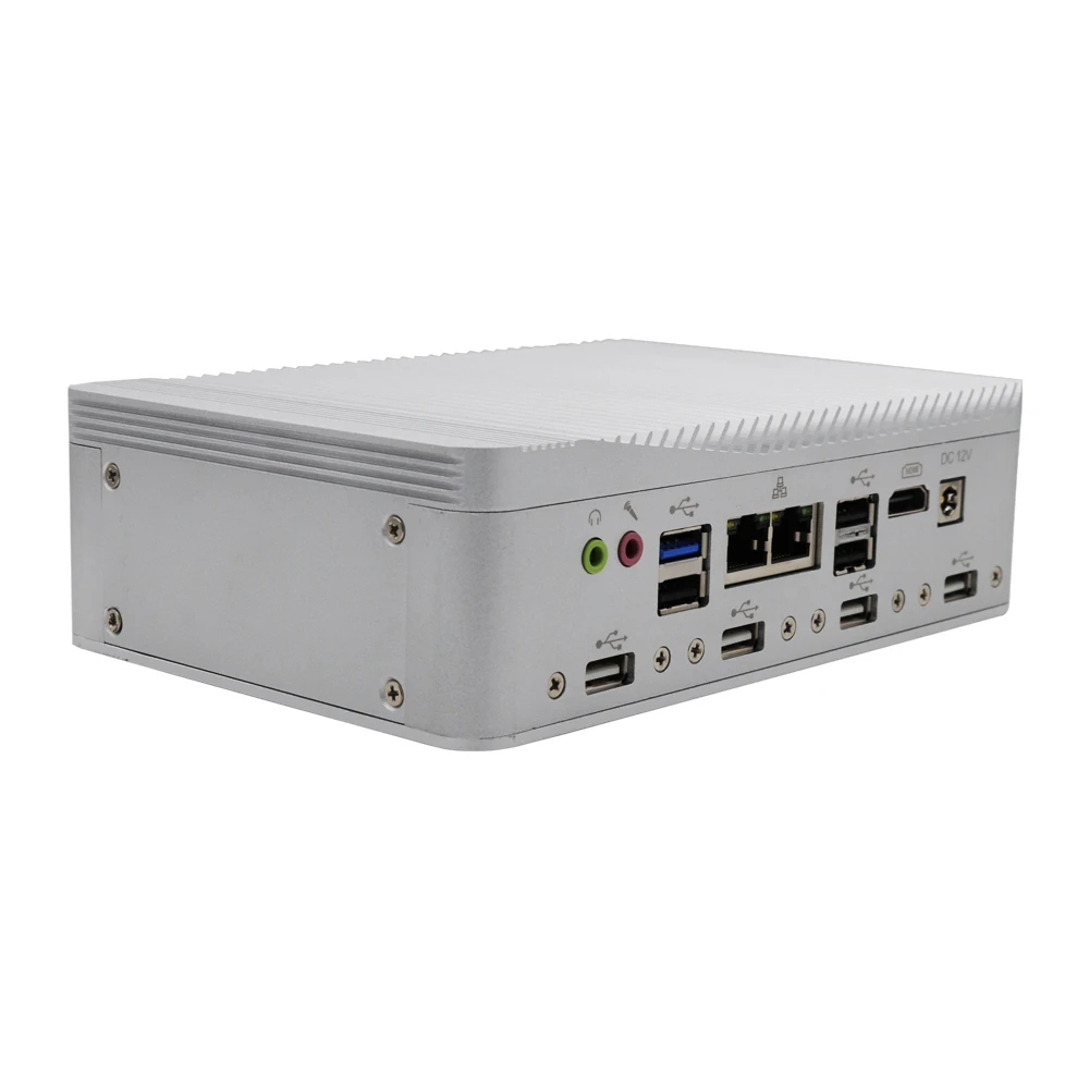 EGLOBAL Industrial Mini PC Intel Celeron J4125 32G RAM 512G SSD Desktop Computer Windows10 HDMI VGA USB 2 LAN 2 COM Mini PC