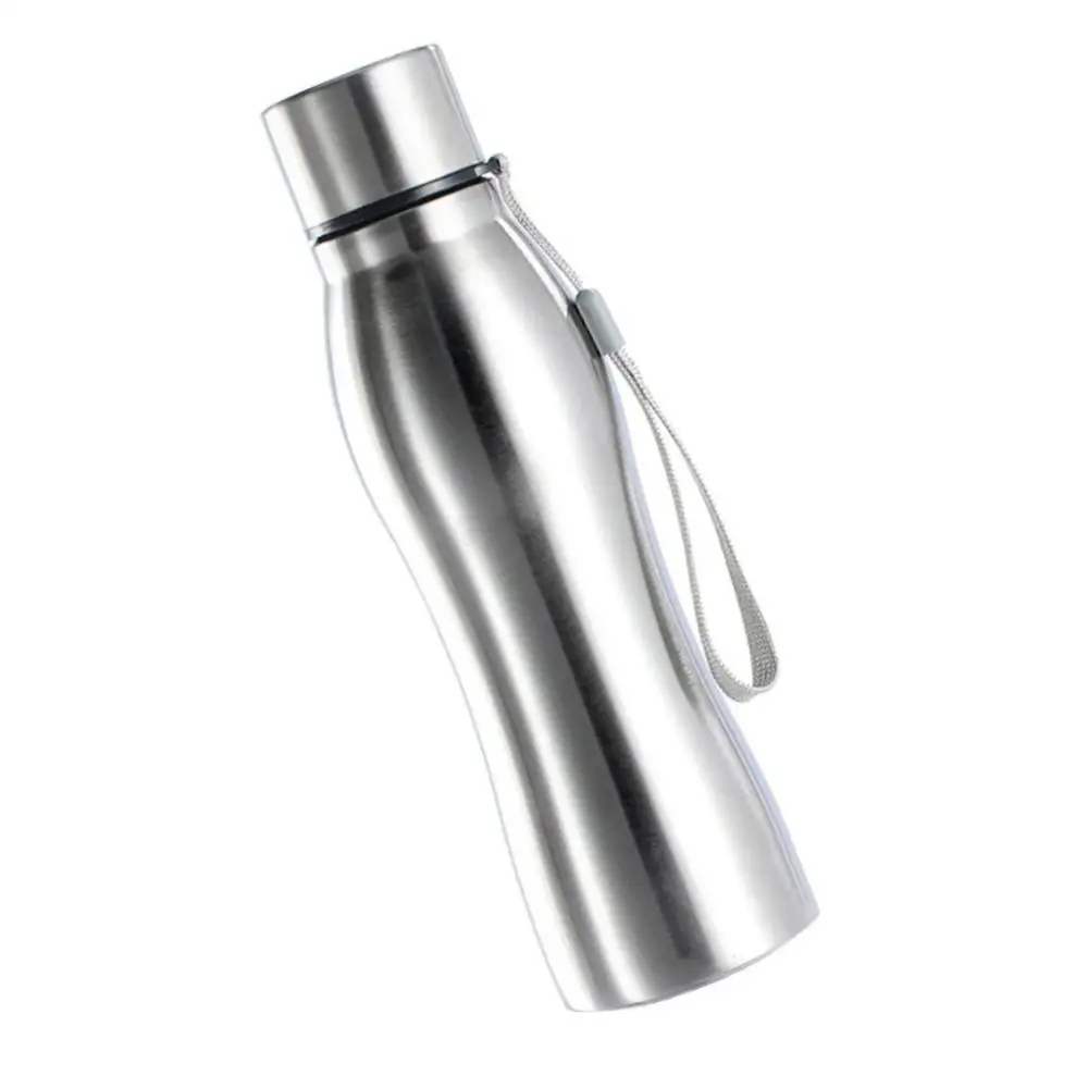 Cup Bottle Water Bottle Drinkware Portable 750ml Single Wall Stainless Steel Outdoor Sports Drink Preservation Metal Cola Drink