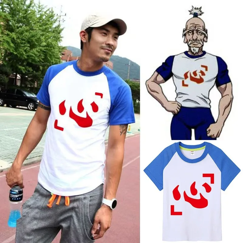 

Hunter X Hunter Netero Heart Short Sleeve Anime Character Sports Printed Men's T-shirt Summer Comfortable Fashion Top Gifts