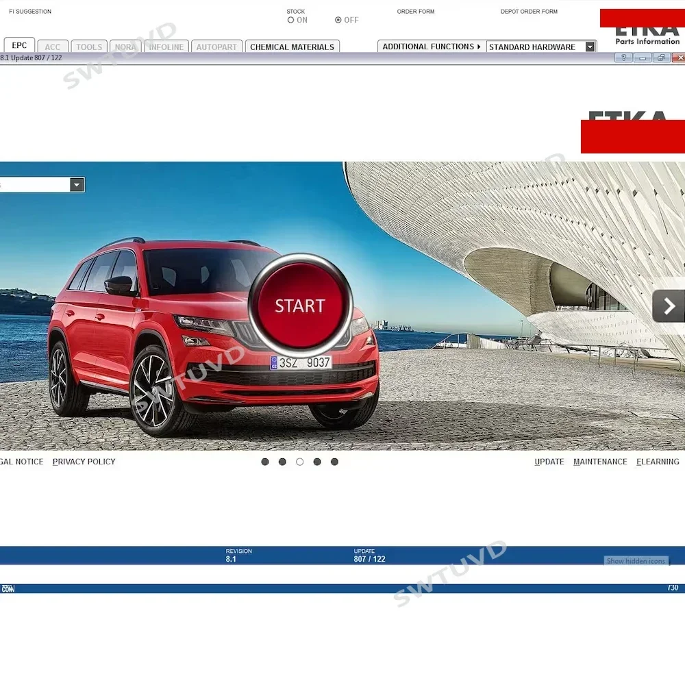 Latest version ET KA 8.6 International English Virtualbox Image Updated 17.05.2023 Group Vehicles Electronic Parts Catalog 8.5