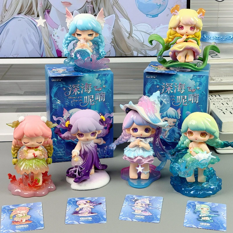 

Tarena Whispers of The Deep Sea Blind Box Anime Figure Mystery Box Trendy Toy Desktop Decoration Collect Toy Model Birthday Gift