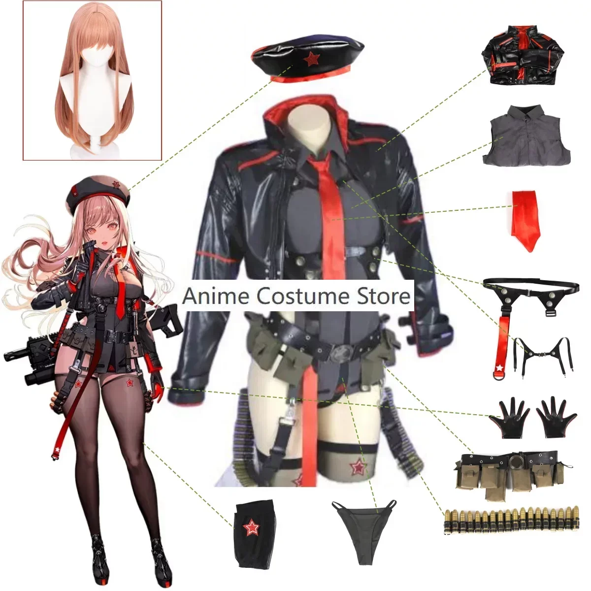 NIKKE Goddess of Victory Rapi Cosplay Costume Rapi Full Outfits Halloween Carnival Convention Suit Disguise Role Play Costume