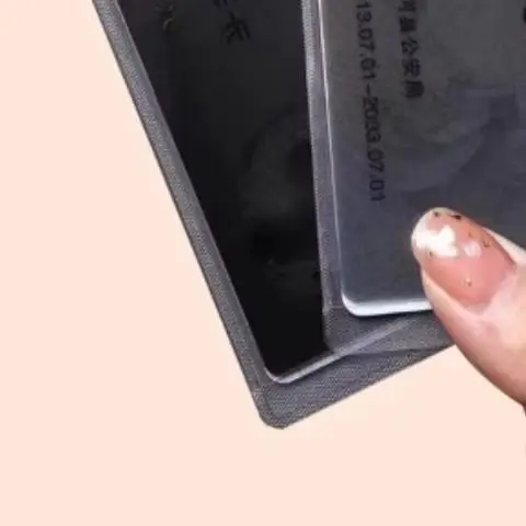 

Держатель для карт с защитой от подглядывания, двусторонний защитный чехол для удостоверения личности, банковская карта, защита от протечек, держатель для документов, защита от ударов