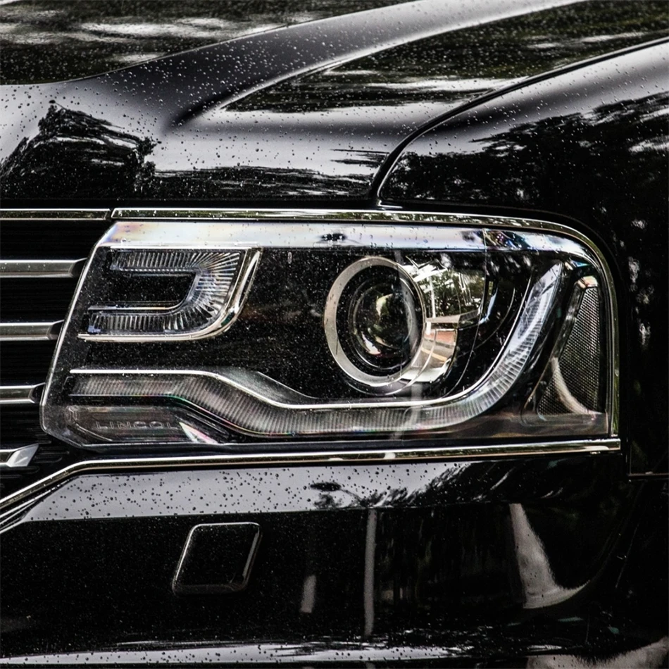 For Lincoln Navigator 2014 2015 2016 2017 Accessories Lampcover Caps Headlamp Shell Car Front Headlight Lens Cover Lights Shell