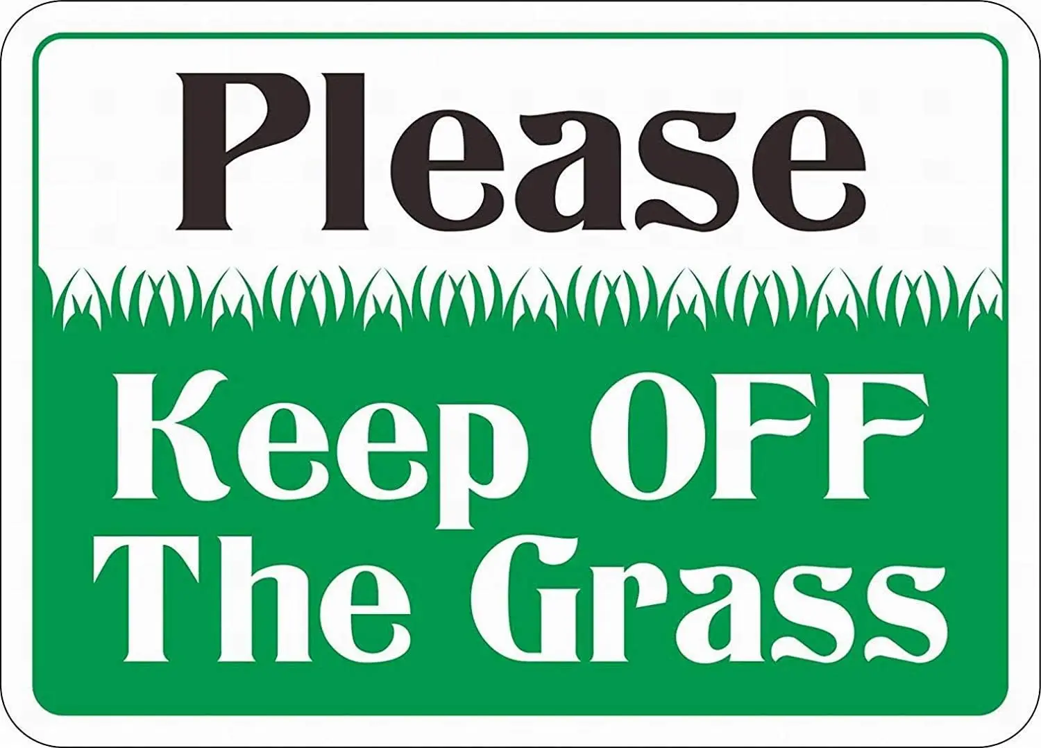 Warnschild Bitte das Gras Nicht Betreten Straßenschild Geschäftsschild Metall Blechschild Z1049