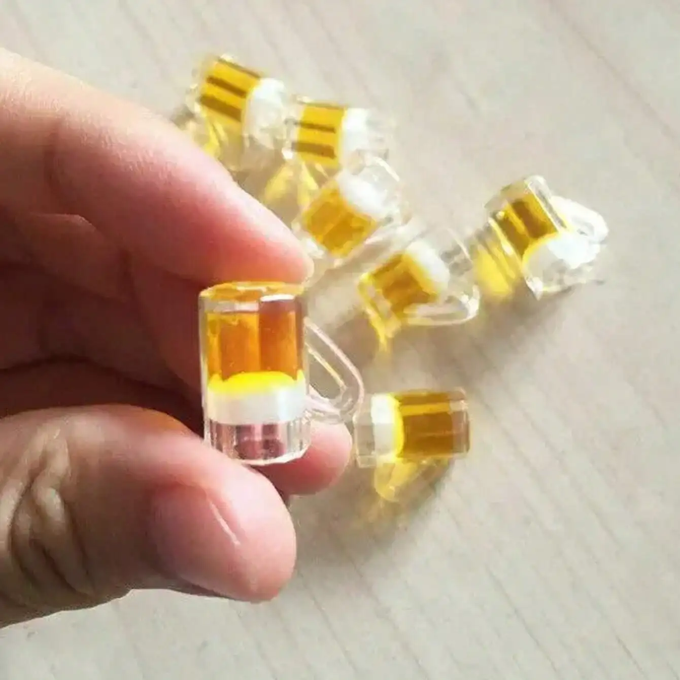 5/10 pièces Miniature 1:12 échelle jouet cuisine bière tasses à boire tasse accessoire boisson modèle jouet tasse à vin jouet maison de poupée décor