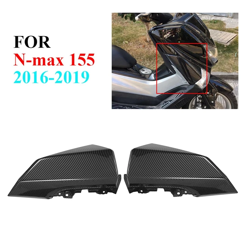 For Yamaha Nmax 155 N-Max 155 2016-2019 Side Cover Trim Carbon Fiber Side Guard Protector