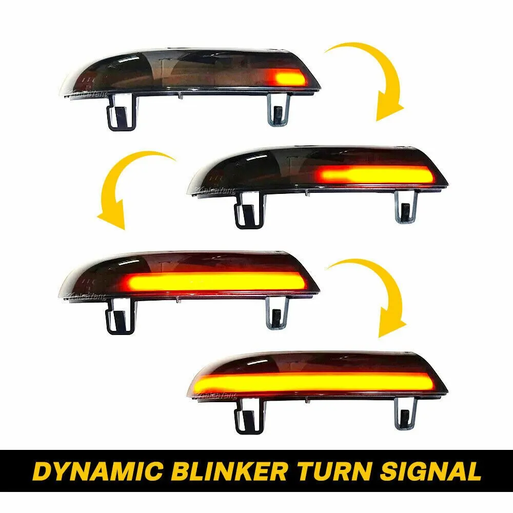 2pcs Dynamic Blinker For VW GOLF 5 GTI V MK5 Jetta Passat B5.5 B6 Sharan Superb B5 EOS LED Turn Signal Mirror Indicator Light