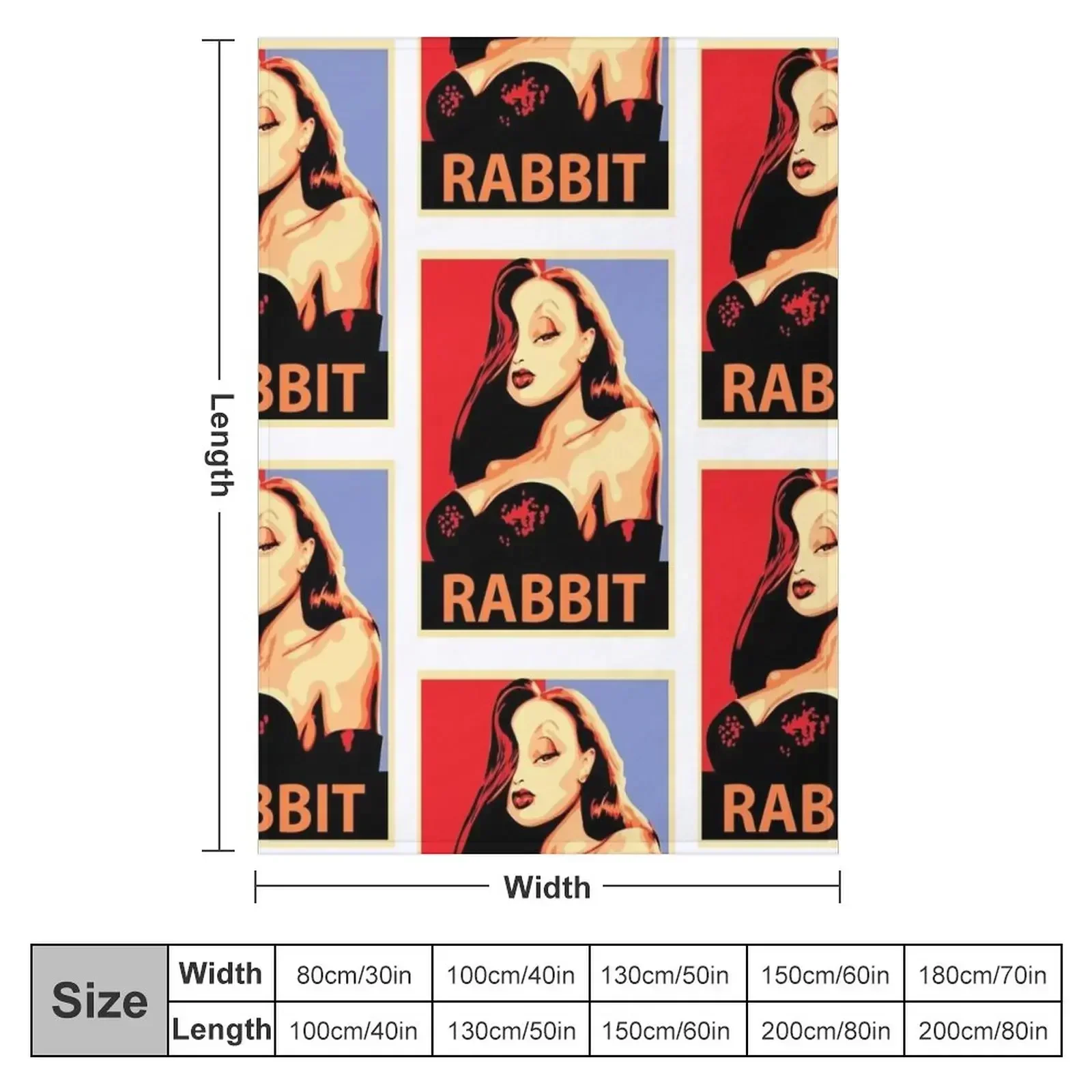 Jessica Rabbit Unisex T Shirt Throw Blanket Softest Moving Decoratives Bed linens Blankets