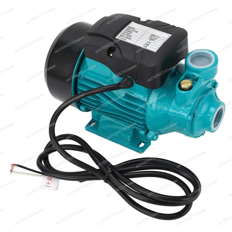 200W 3200RPM Vortex Self-Priming Pump, 35LPM Large Flow 25m High Lift, 12V/24V Solar DC Pump