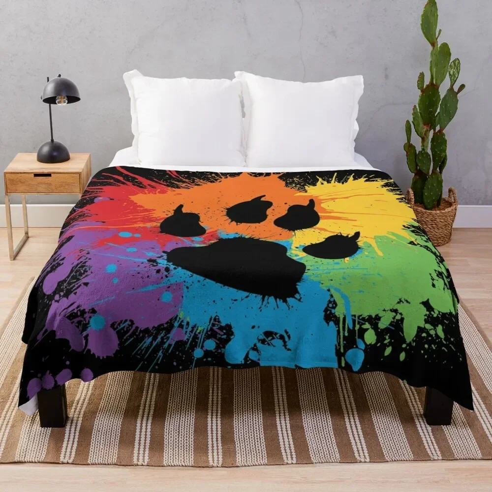 

Paw Pride: Dark 2019 Throw Blanket Plush valentine gift ideas blankets ands Blankets