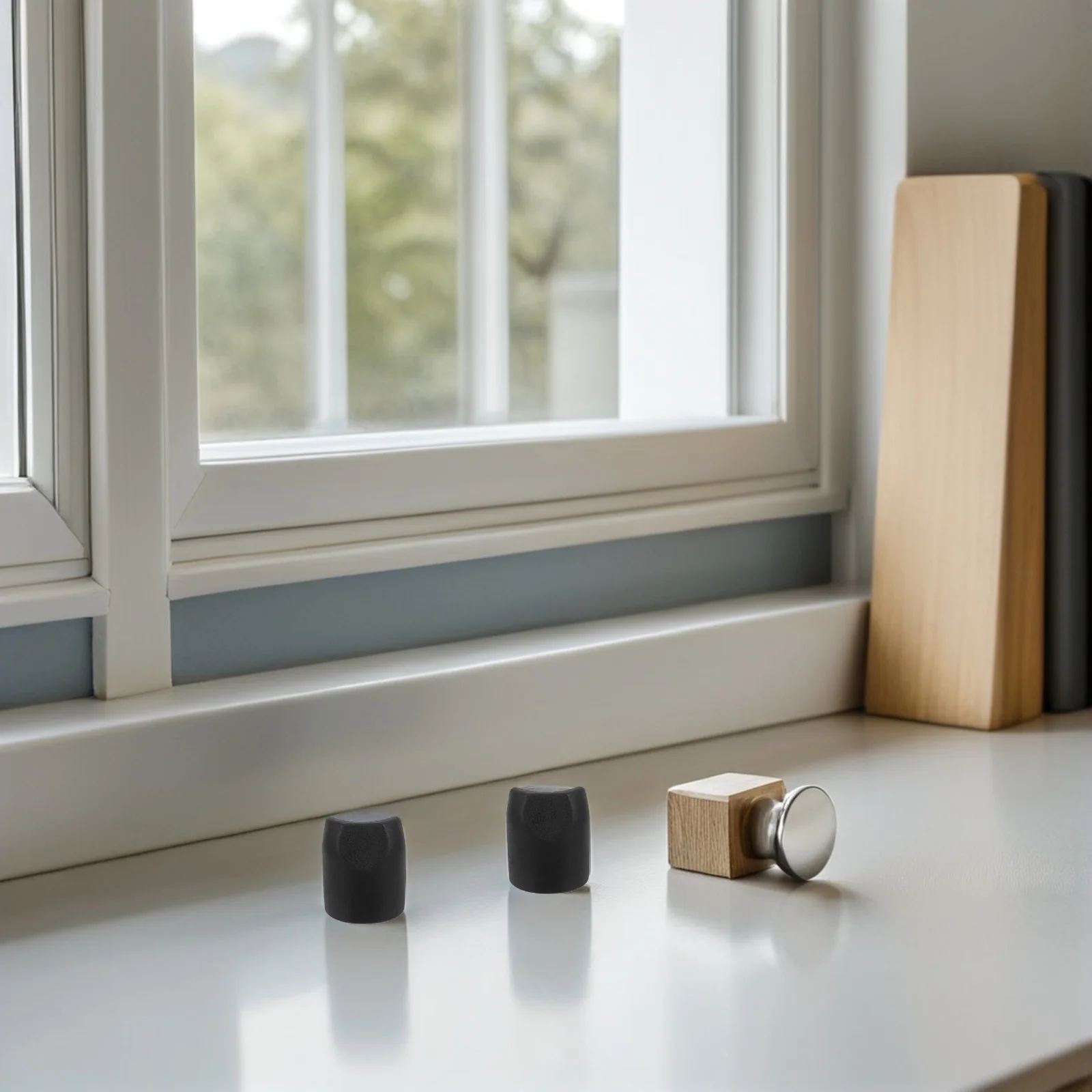 

50Pcs Folding Chair Leg Caps Black Plastic Stabilizer End Caps Heavy Duty Replacement Tube Plugs Non Slip Floor Protectors Chair