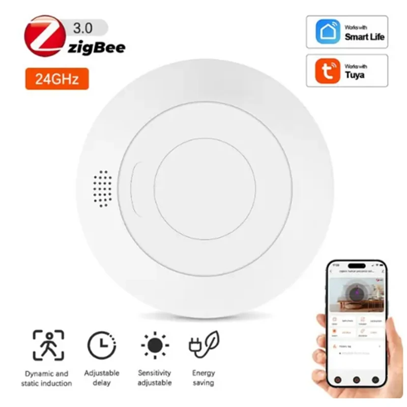 Mmwave Radar Smart Human Presence Sensor Reliable Performance Energy Saving Easy Installation Smart Life Zigbee Tuy