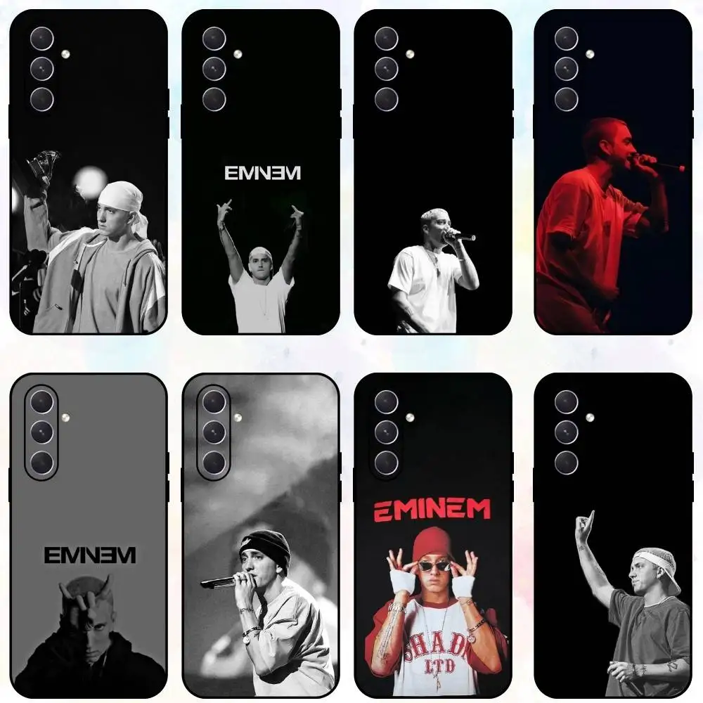 Rapper E-Eminem   Phone Case For Samsung Galaxy A73,A72,A71,A70,A53,A52,A51,Others Soft Black Shell
