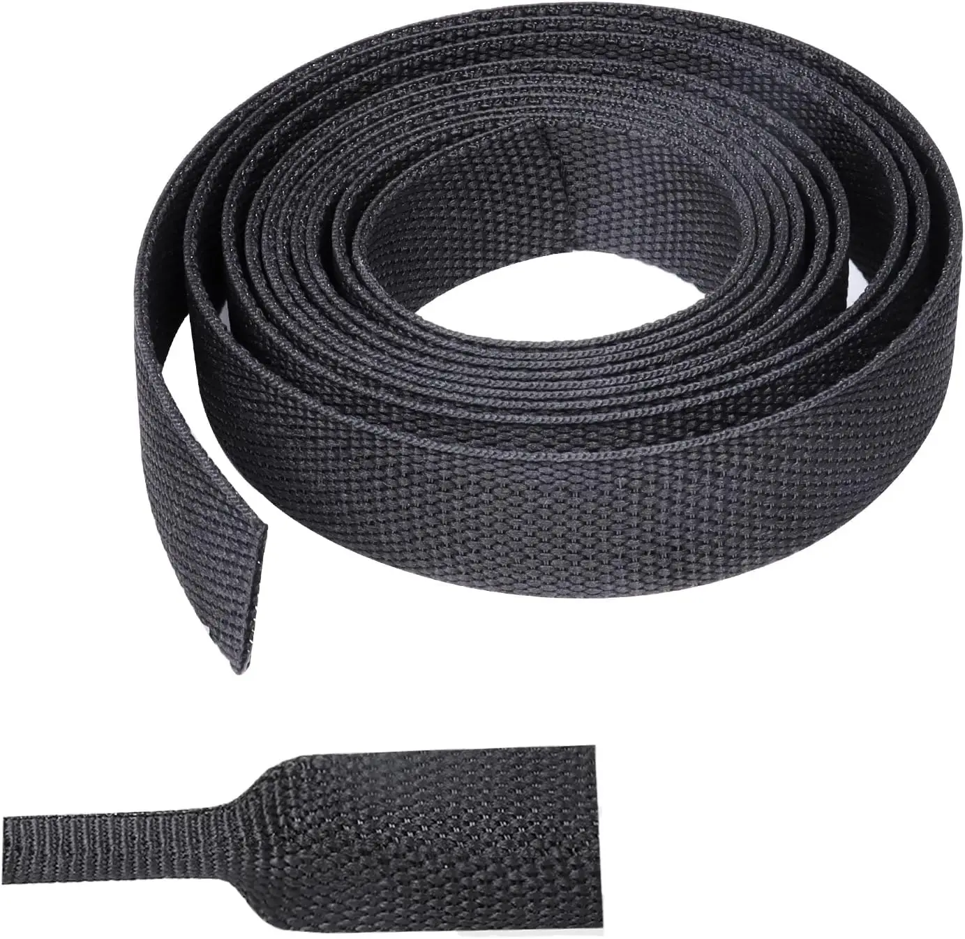 

2:1 Heat Shrink Braided Sleeving - Abrasion Resistant Cable Sheath, 3/8" ID x 16ft
